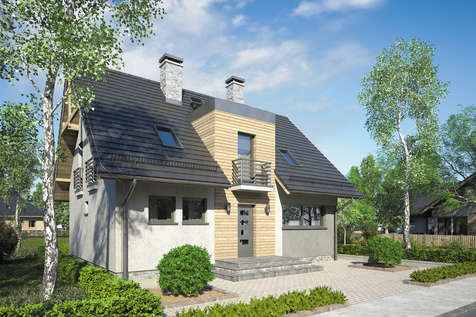 Projekt domu z poddaszem ZOJA V