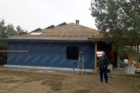 Projekt domu Merida SZ w budowie