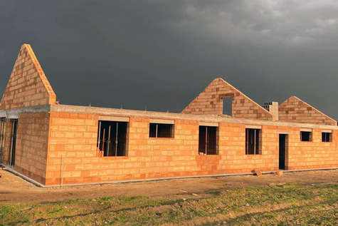 Projekt domu Czajka w budowie