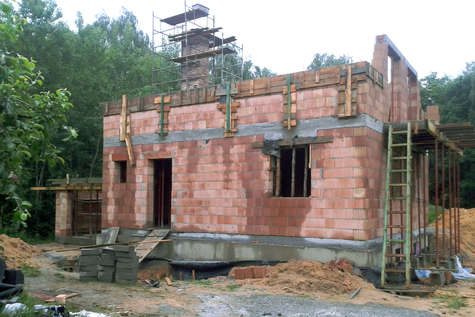 Projekt domu Ada Plus Bis w budowie