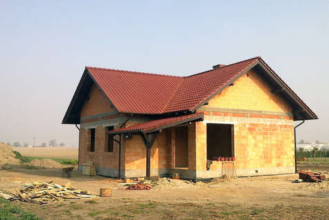 Projekt domu Amber II w budowie